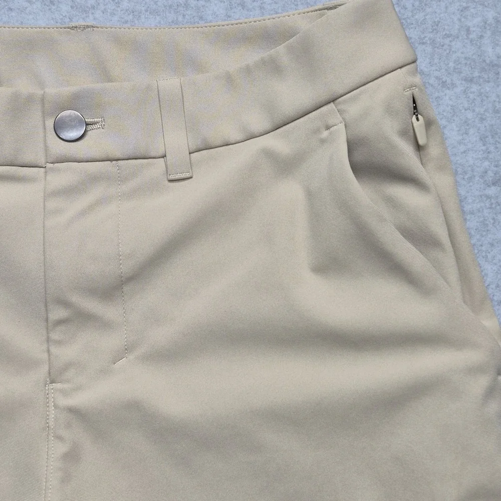 Lululemon ABC Slim Fit Trouser 28 Pants Mens Beige Khaki Warpstreme Minimalist